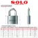 Solo key system, key system 4507 SQ 35 mm 4 balls per set