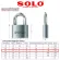 Solo key system, key system 4507 SQ 45 mm. 4 balls per set SL