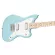 Fender® Squier Mini Jazzmaster กีตาร์ไฟฟ้า ขนาดมินิ 20 เฟร็ต ไม้ป๊อปลาร์ ปิ๊กอัพฮัมคู่ กีตาร์ไฟฟ้าเด็ก เหมาะสำหรับอายุ