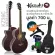Kazuki KZ39C กีตาร์โปร่ง 39 นิ้ว คอเว้า ทรง GA ไม้เบสวู้ด + แถมฟรีกระเป๋ากีต้าร์โปร่ง & เครื่องตั้งสาย & คาโป้ & ปิ๊ก ** กีต้าร์โปร่งมือใหม่ **