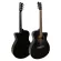 สีดำ YAMAHA FS100C Acoustic Guitar กีต้าร์โปร่งยามาฮ่า รุ่น FS100C + Standard Guitar Bag กระเป๋ากีต้าร์รุ่นสแตนดาร์ด