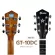 TOP SOLID SPRUCE Electric Guitar Mantic GT-10DCE 41 inch Guitar Electric GT10DCE DREADNOUGHT