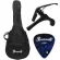 PARAMOUNT ED20E 41 inch electric guitar, D -neck style, Sprueus/Linden EQ 4 Body Tuner + Free Bag & Capo & Pick ** 1 year Insurance **