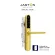 JARTON Digital Door Lock กุญแจดิจิตอล Bamboo ประตูอลูบานเปิด รุ่น 131054 สีทอง Gold