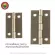 Silver bronze door hinges 1.5 inches, 2 inches, 3 inches, 4 inches.