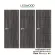 LEOWOOD Malamine wood door, size 3.5x80x200 cm. IDOOR S6 Cinereo Oak, Wooden Gate, door, door, room, bedroom, door