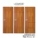 Leowood ประตูไม้ เมลามีน ขนาด3.5x80x200ซม.iDoor S6 สี Brazilian Teak ประตูไม้ ประตูบ้าน ประตูห้อง ประตูห้องนอน บานประตู