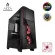 AZZA ATX MID TOWER TEMPERED GLASS GAMING CARIMSON 211G - Black