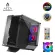 Azza Innovative Tempered Glass Argb Optima 803 with RF Remote - Black