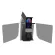 Azza Innovative Tempered Glass Argb Optima 803 with RF Remote - Black