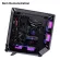 Azza Innovative Tempered Glass Argb Optima 803 with RF Remote - Black