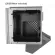 AZZA Innovative Mini ITX Tower Tempered Glass ARGB CUBE 805 - Silver