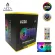 AZZA PWM Fan Case 120mm. Hurricane II Dual Ring Digital RGB with Remote Controller - Black Pack 4+1