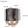 3/4pin Cpu Cooler 4 Copper Heatpipe Heat Sink Dual Tower Quiet Cooling Fan For Intel Lag 1155 1156 775 For Amd Socket Am3/am2