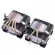 3PIN 4 Heatpipe PC Cooling Fan RGB LED CPU COOLER HEATSINK for LGA/775/115x/1366/AM4/AM3/AM2/AM2 //-3