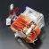 1pcs Pc Cooler Small Fish Northbridge Radiator Copper North Bridge Chipset Heatsink With Crystal F-46 Cooling Fan 40*20mm
