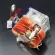 1PCS PC Cooler Small Fish Northbridge Radiator Copper North Bridge Chipset Heatsink with Crystal F-46 Cooling Fan 40*20MM