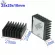 Gdstime 10 Pcs 25x25x10mm Aluminum Heatsink For Chip Cpu Gpu Vga Ram Ic Led Heat Sink Radiator Cooler Cooling 25mm