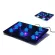 5 Fan USB LAP COOLER COOLER COOLING PAD BAD Base LED Notebook Cooler Computer USB Fan Stand for Lap PC Video 10-17 Inch