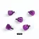 5PCS Hand Mod Screws for PC Computer Water Cooling for Video Card Holder/Power/Chassis Side Panel Big Head 12 Colors Fold Screws