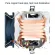 Snowman 6 Heat Pipe PC Quiet CPU COOLER 4PIN PWM 90mm Fan for Intel LGA 775 1200 1150 1151 1155 1366 AMD AM3 AM4 CPU COOLING FAN