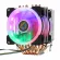 6 Heatpipe Dual Cpu Cooler 4-Pin Rgb Computer Case Cooling Fan Pc Quiet Heatsink Fans For Intel 775/1150/1151/1155/1156/1366amd