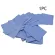 Reusable Sheet CPU COOLING SOFT Thermal Conductive for Lap Blue Heatsink Accessories Films Not Cut Silicone Pad