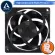 [Coolblasterthai] Arctic PC Fan Case Model P8 PWM PST Size 80 mm. Black-Black 10 years warranty.