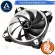 [CoolBlasterThai] ARCTIC PC Fan Case BioniX F120 Black-White Gaming Fan with PWM PST size 120 mm. ประกัน 10 ปี