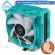 [Coolblasterthai] Heat Sink Iceberg Thermal ICESSLE TEAL MULTI COMPATIBLE TOWER CPU COOLER with A-RGB