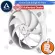 [Coolblasterthai] Arctic PC Fan Case Bionix F120 Grey White Gaming Fan with PWM PST Size 120 mm. 10 years warranty.