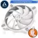 [Coolblasterthai] Arctic PC Fan Case Bionix F120 Grey White Gaming Fan with PWM PST Size 120 mm. 10 years warranty.