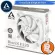 [Coolblasterthai] Arctic PC Fan Case Bionix F120 Grey White Gaming Fan with PWM PST Size 120 mm. 10 years warranty.