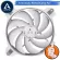 [Coolblasterthai] Arctic PC Fan Case Bionix F140 Gray-WHITE 2022 Gaming Fan with Pwm PST Size 140 mm. 10 years warranty.
