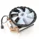 Snowman 2 Heat Pipes CPU COOLER RGB 120mm PWM 4PIN I5 PC Quiet for Intel LGA 775 1150 1151 1155 AMD AM3 CPU COOLING FAN