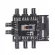IDE Molex 1 to 8 Multi Way Splitter Cooling Fan Hub 3PIN 3PIN 12V Power Socket PCB Adapter 2 Level Speed ​​Control PC Computer