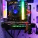 FreezeMod GPU Side Panel RTX3090 PC Decoration Chassis Graphics Card Faith Lamp Water Cooler Part 5V3PIN AURA Argb Synchronous