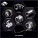 ByKski Water Cooling Fitting Rigid Tubing Fitting Compression Kit Valveangled 90ExtendersMetal Hard Pipe 7 in 1