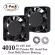 2PCS GDSTIME DC 24V 12V 5V 40mm x 40mm x 10mm 2-Pin Ball Bearing Computer PC Case Cooling Fan 4010