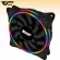 Darkflash D1 120mm PC Computer Case LED Fan RGB Double Halo Rainbow 12cm Mute 12V 4PIN Heatsink Cooling Cooling Fan