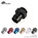 ByKski B-TJ3 10mm G1/4 '' 3/8 '' Hose Pipe Barb Fitting Soft Tube Connector for Water Cooling PC Radiator Brass Diamond Grain