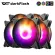 Darkflash C6 PC Computer Case Fan RGB Tuning Colorful Fan 4Pin Adjust LED 120mm Radiator Argb Cooling Silent 12cm Fans