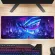 Asus Rog Keyboard Pad Republic of Gamers Large Mouse Pad Locking Edge Rubber PC Desk Mat Office Lap Table Mat Decoration