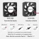 2 Pieces 5V 12V 24V 5010 50mm Fan Ball Bearing 50x50x10mm Fan 5010 Cooling Fan 5cm PC Lap Computer Cooler Fan Heatsink Fans