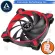 [Coolblasterthai] Arctic PC Fan Case Bionix F140 Red Gaming Fan with PWM PST Size 140 mm. 10 years warranty.