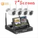 SUNSEE Digital4CH 1080P 2Megapixel 7"LCD Screen Monitor NVR Wireless NVR Kit Security Surveillance System Wifi IP Kit Plug and Play