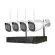 Anxun Anxun, Smart House Inspection 1080P AI, memorizing the face, WiFi NVR 4 direction