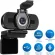 Becao 1080P HD เว็บแคมกล้องคอมพิวเตอร์พร้อมกล้องไมโครโฟนลดเสียงรบกวนสำหรับงานประชุมทางวิดีโอถ่ายทอดสด