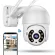 SUNSEE Digital 1080P 2MP Wireless PTZ Pan/Tilt P2P Waterproof Outdoor IP Camera Remote Control Two Way Audio Mini Speed Dome Camera Night Vision