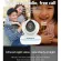 VSTARCAM CCTV in the building 1440p model C22Q 4 megapixel resolution QHD 4 mm camera lens support 5G Wifi 360 degrees Two Way Audio - Black White -Black